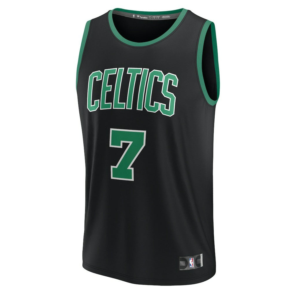 Jaylen Brown Boston Celtics Fast Break Replica Player Jersey Statement Edition Black