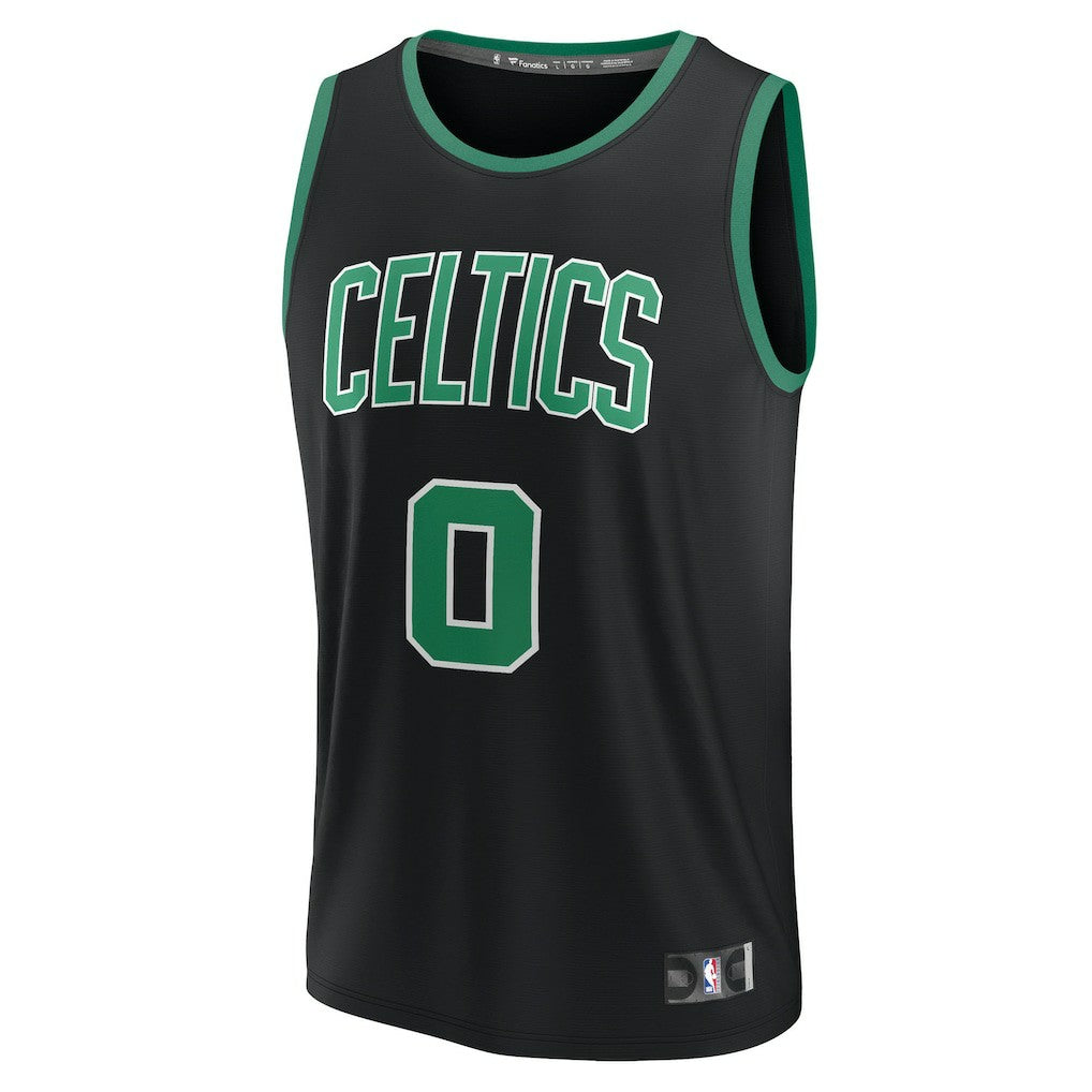 Jayson Tatum Boston Celtics Youth Fast Break Replica Player Jersey Statement Edition Black