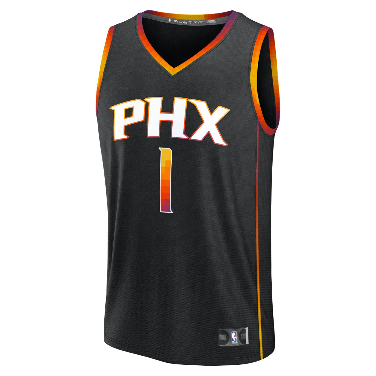 Devin Booker Phoenix Suns Youth Fast Break Replica Player Jersey Statement Edition Black