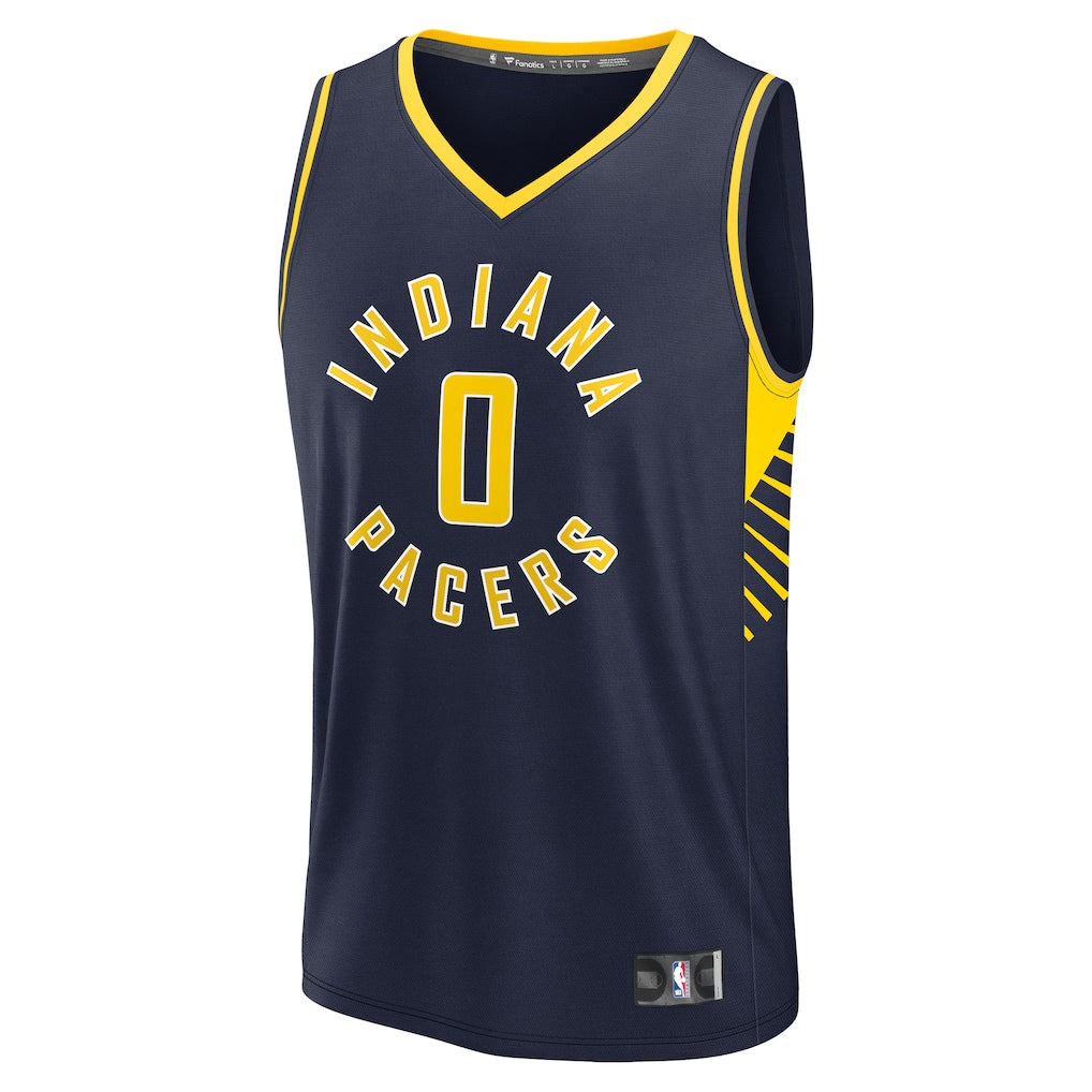 NBA Tyrese Haliburton Indiana Pacers Fanatics Youth Fast Break Replica Player Jersey - Icon Edition - Navy
