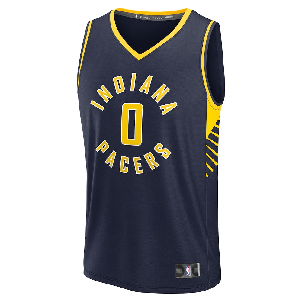 NBA Tyrese Haliburton Indiana Pacers Fanatics Youth Fast Break Replica Player Jersey - Icon Edition - Navy