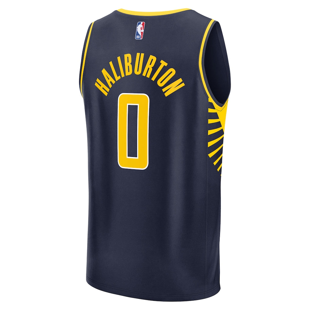 NBA Tyrese Haliburton Indiana Pacers Fanatics Youth Fast Break Replica Player Jersey - Icon Edition - Navy