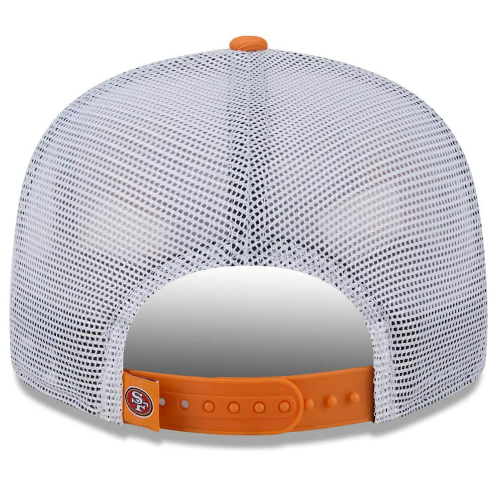 San Francisco 49ers New Era Citrus 9FIFTY Trucker Snapback Hat Orange