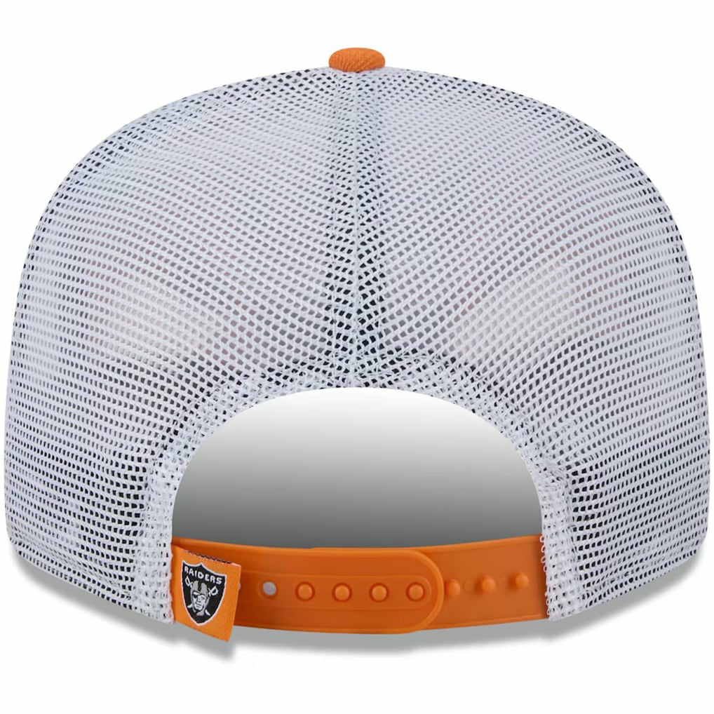 Las Vegas Raiders New Era Citrus 9FIFTY Trucker Snapback Hat Orange
