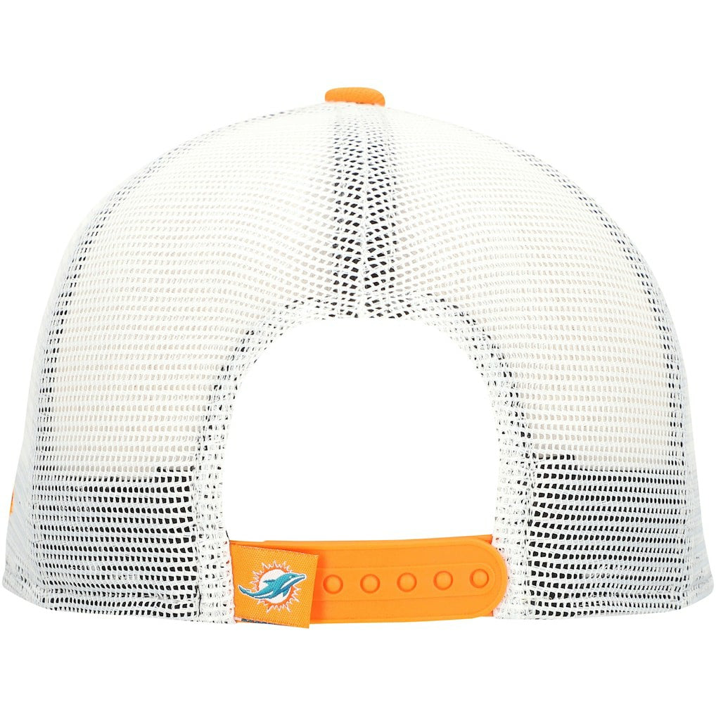 Miami Dolphins New Era Citrus 9FIFTY Trucker Snapback Hat Orange