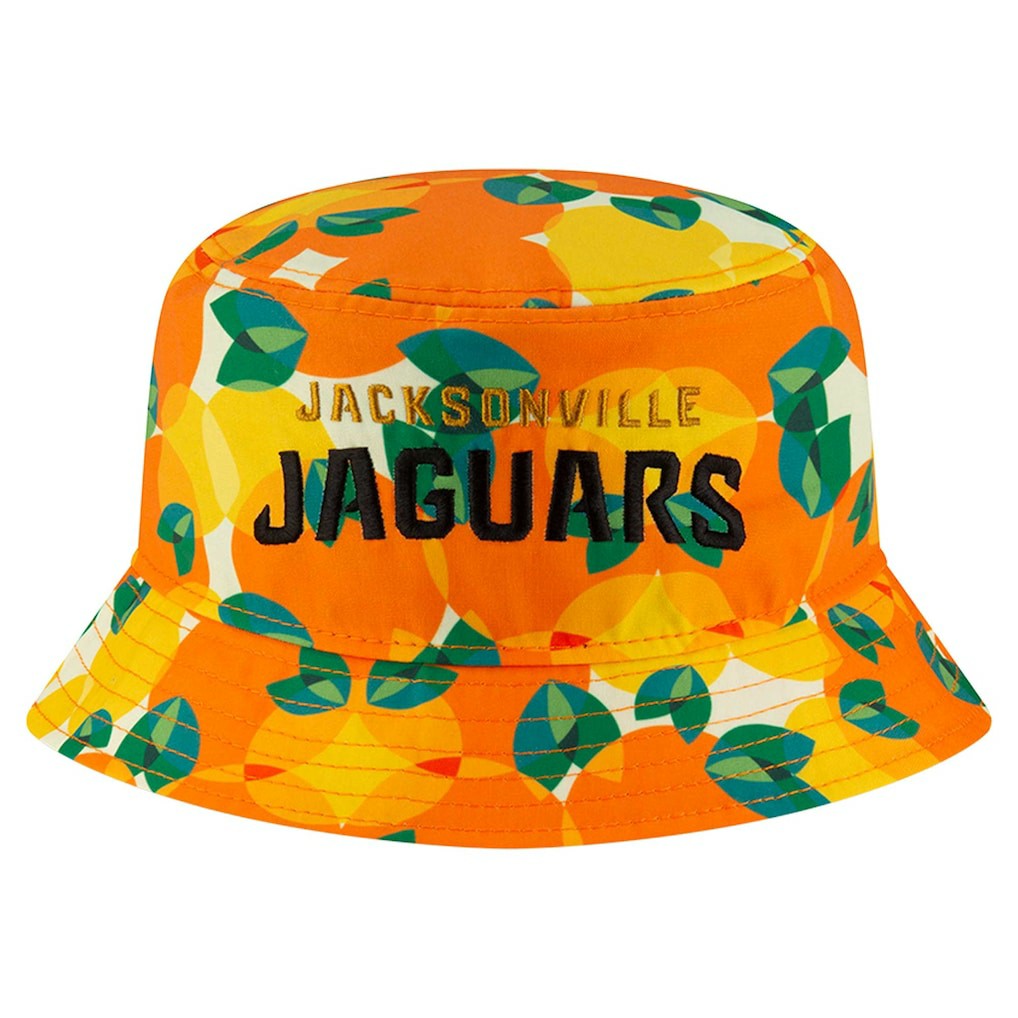Jacksonville Jaguars New Era Citrus Bucket Hat Orange
