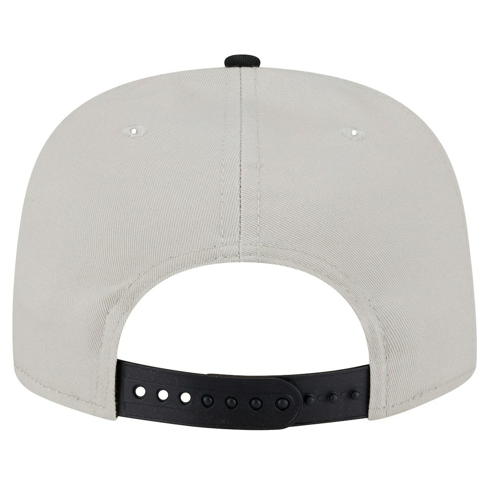 Las Vegas Raiders New Era Athletic Golfer Snapback Hat Stone/Black