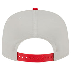 Kansas City Chiefs New Era Athletic Golfer Snapback Hat Stone/Red