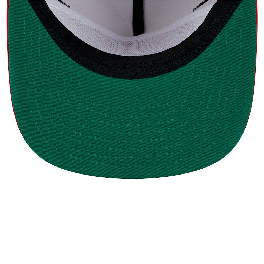Kansas City Chiefs New Era Athletic Golfer Snapback Hat Stone/Red