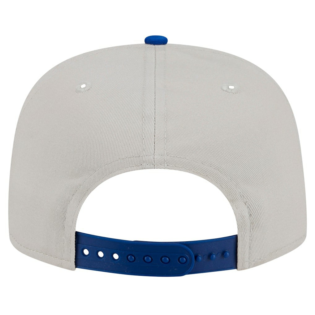 New York Giants New Era Athletic Golfer Snapback Hat Stone/Royal