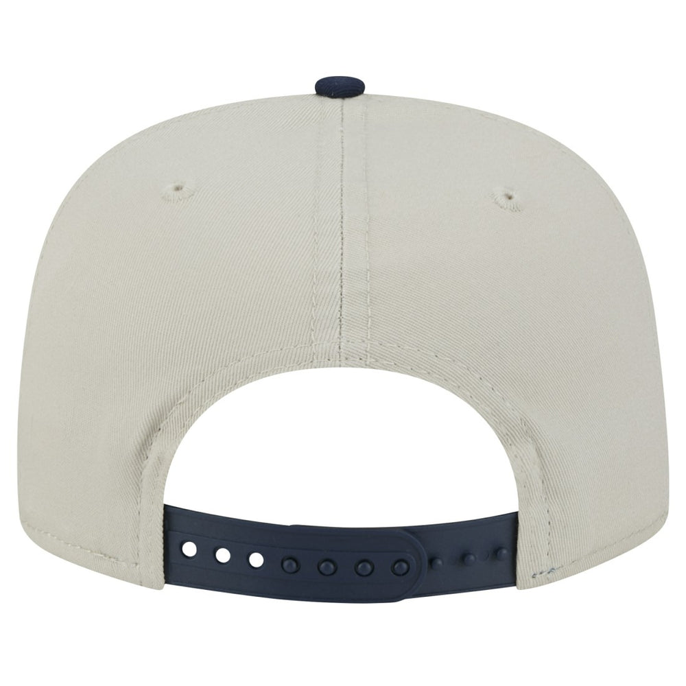 Tennessee Titans New Era Athletic Golfer Snapback Hat Stone/Navy