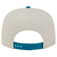 Jacksonville Jaguars New Era Athletic Golfer Snapback Hat Stone/Teal