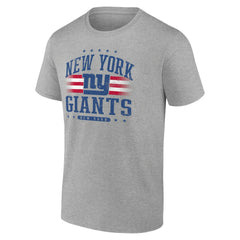 New York Giants Americana Team T-Shirt Heather Gray