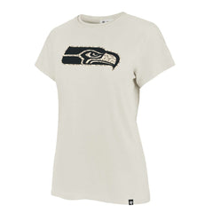 Seattle Seahawks '47 Women's Panthera Frankie T-Shirt Cream