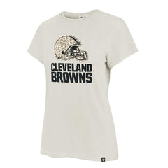 Cleveland Browns '47 Women's Panthera Frankie T-Shirt Cream