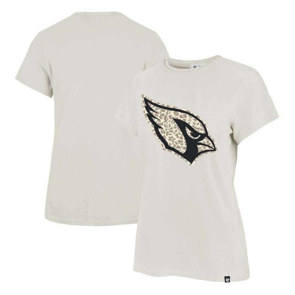 Arizona Cardinals '47 Women's Panthera Frankie T-Shirt Cream