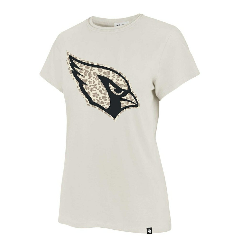 Arizona Cardinals '47 Women's Panthera Frankie T-Shirt Cream