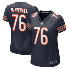 Steve McMichael Chicago Bears Women's Retired Player Game Jersey Navy