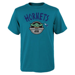 Charlotte Hornets Youth Star Wars The Child T-Shirt Teal