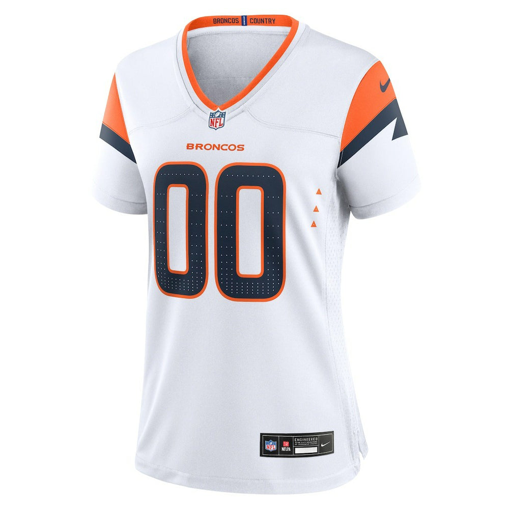 Denver Broncos Women's Mile High Collection Custom Game Jersey White