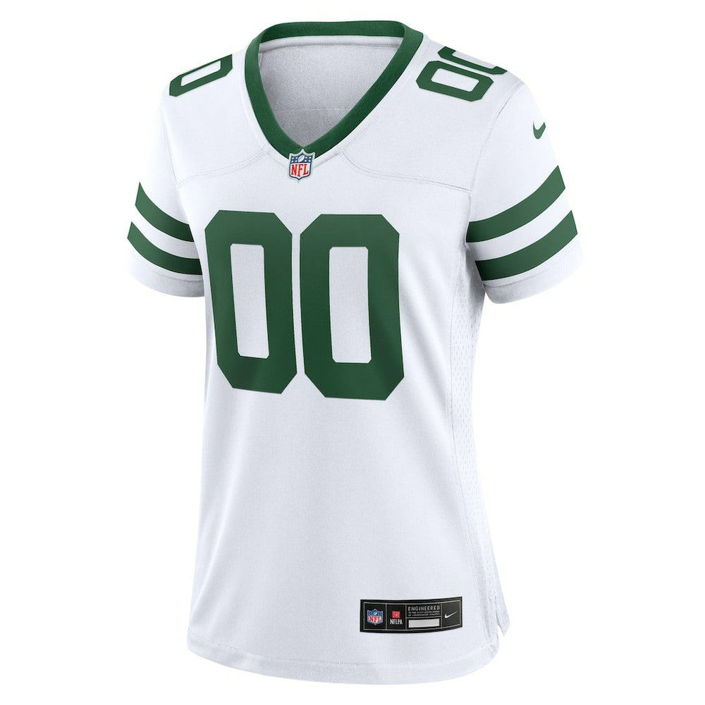 New York Jets Women's Custom Game Jersey Legacy White