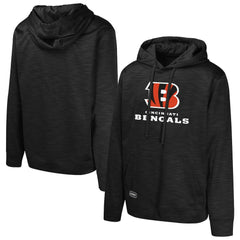 Cincinnati Bengals Streak Fleece Pullover Hoodie Black