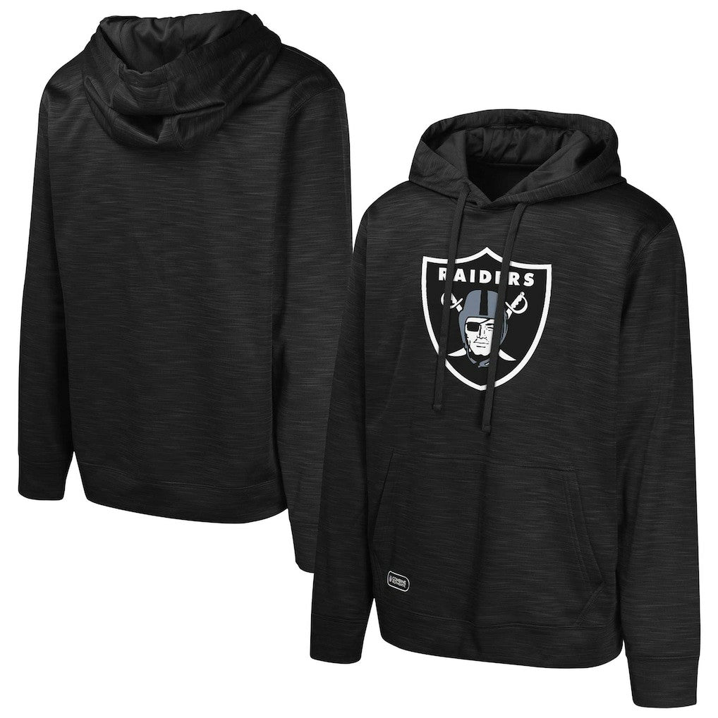 Las Vegas Raiders Streak Fleece Pullover Hoodie Black