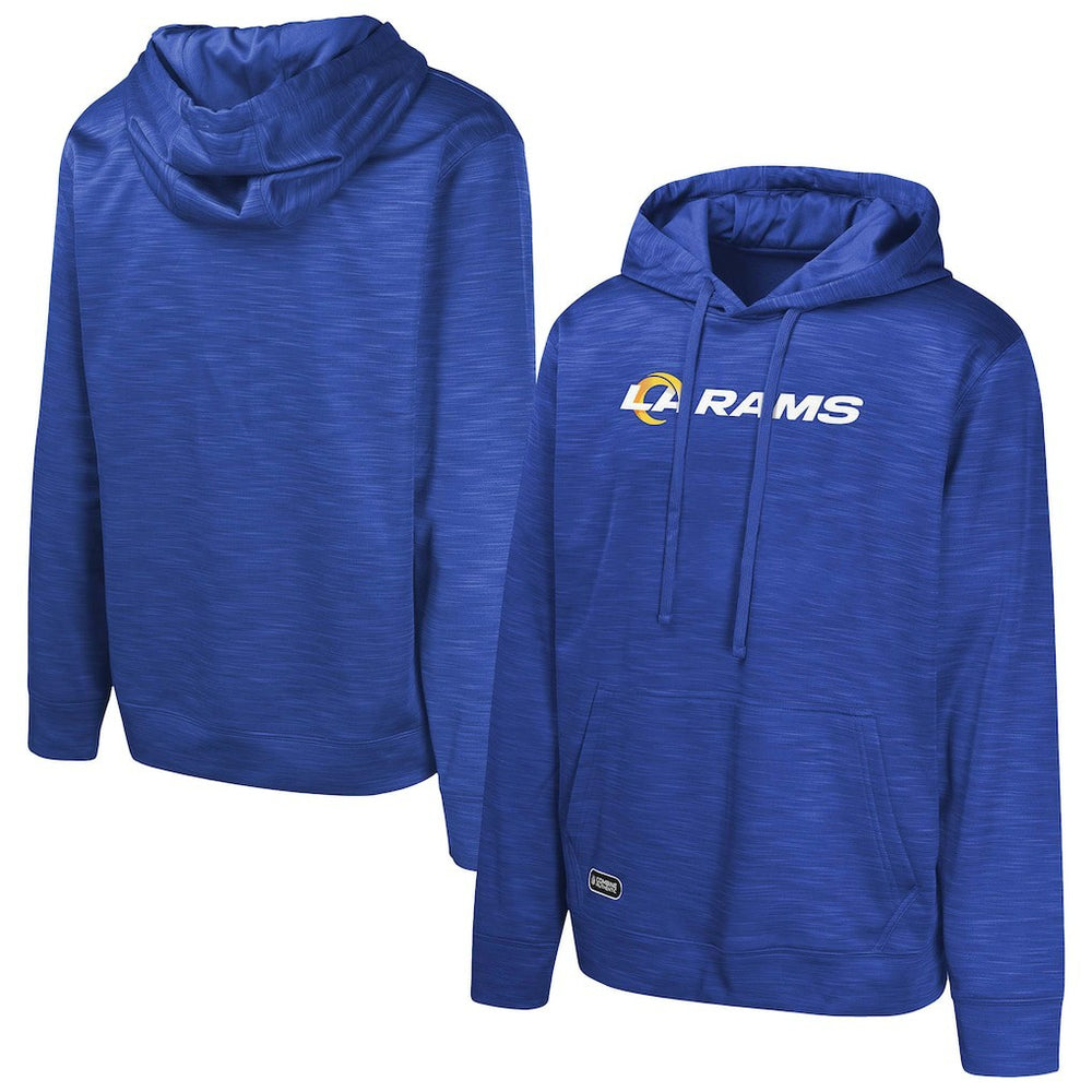 Los Angeles Rams Streak Fleece Pullover Hoodie Royal