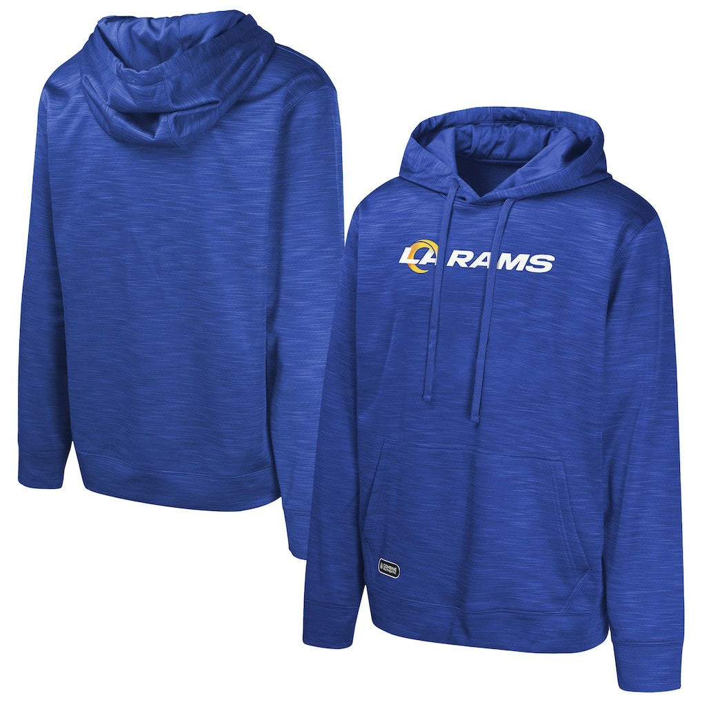 Los Angeles Rams Streak Fleece Pullover Hoodie Royal