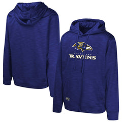 Baltimore Ravens Streak Fleece Pullover Hoodie Purple