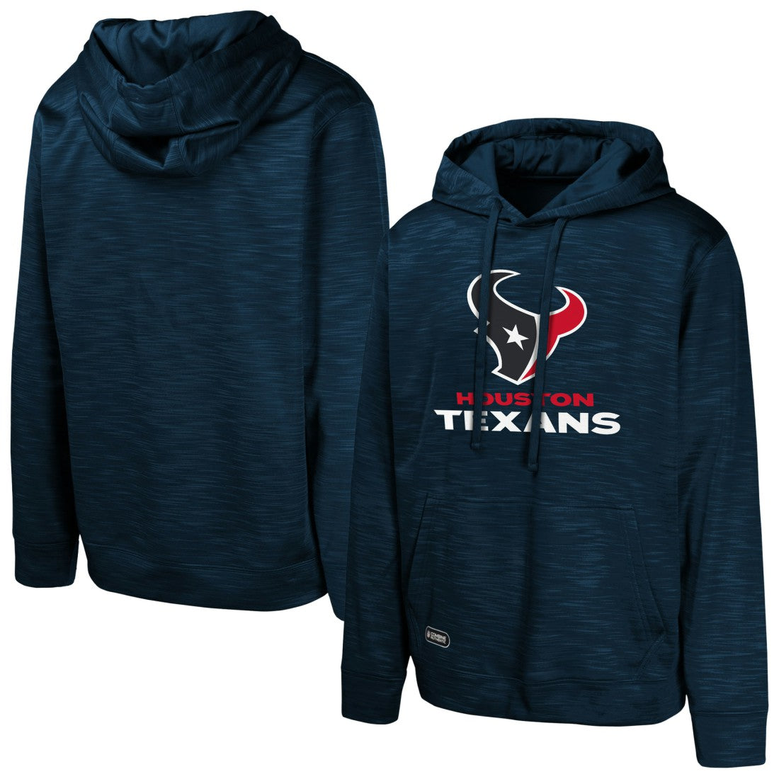 Houston Texans Streak Fleece Pullover Hoodie Navy