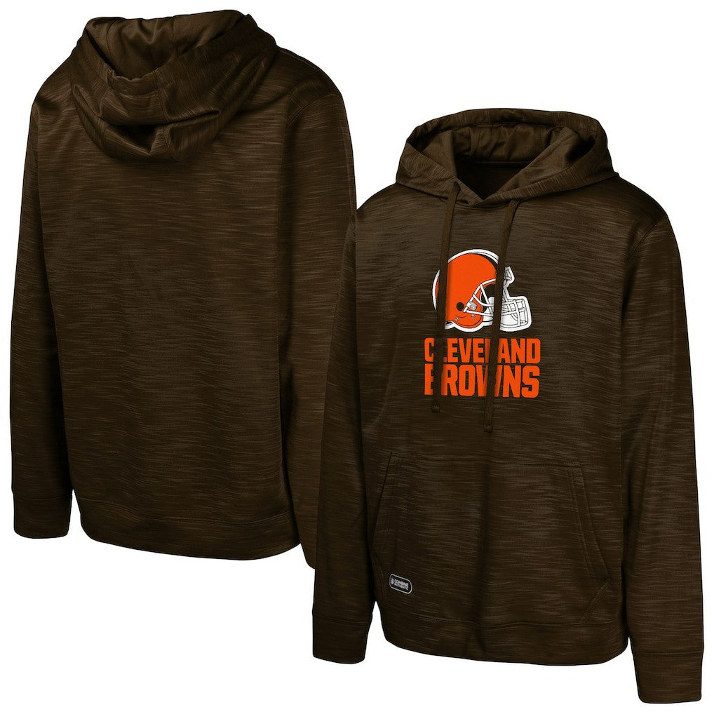 Cleveland Browns Streak Fleece Pullover Hoodie Brown