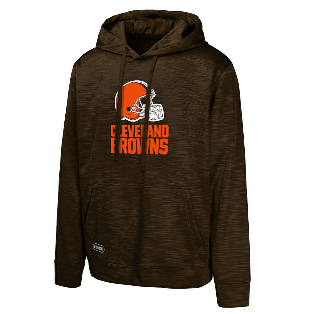 Cleveland Browns Streak Fleece Pullover Hoodie Brown
