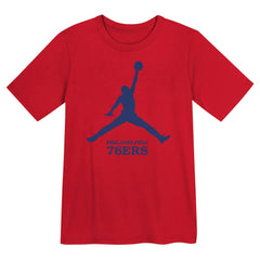Philadelphia 76ers Jordan Brand Preschool Essential Jumpman T-Shirt Red