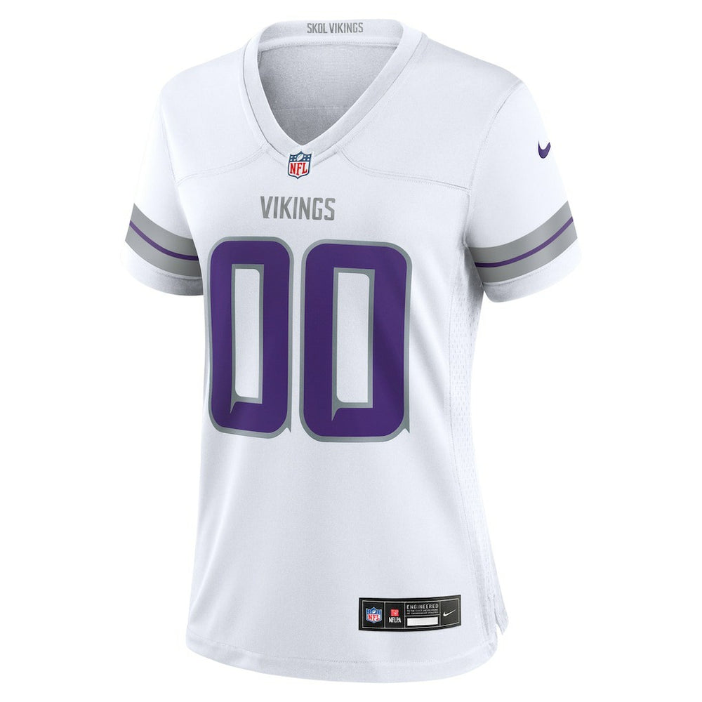 NFL Minnesota Vikings Women's Alternate Custom Game Jersey - White