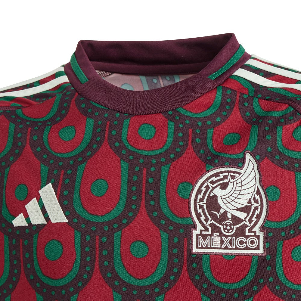 Mexico National Team Youth 2024 Home Replica Jersey Burgundy