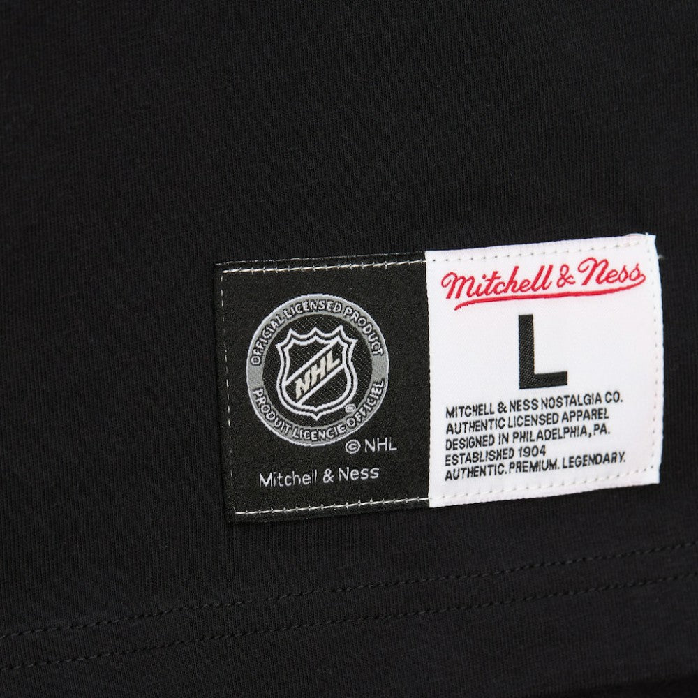 NHL Mario Lemieux Pittsburgh Penguins Mitchell & Ness Premium Nickname Vintage Logo T-Shirt - Black