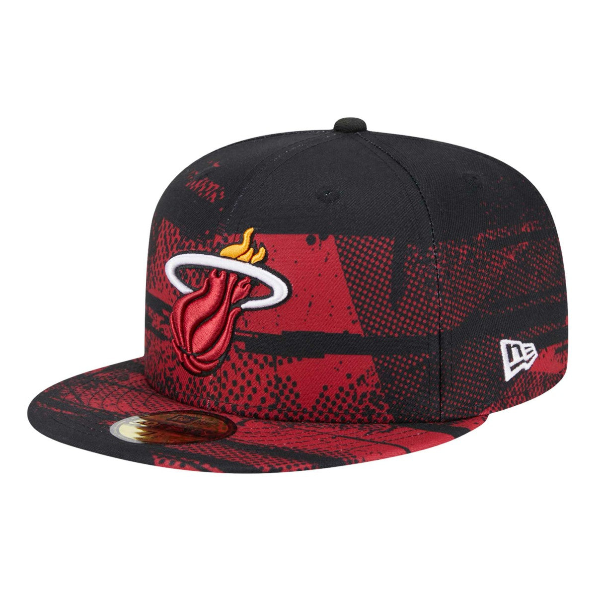 Miami Heat Tip-Off 59FIFTY Fitted Hat Black