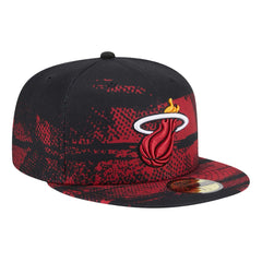 Miami Heat Tip-Off 59FIFTY Fitted Hat Black