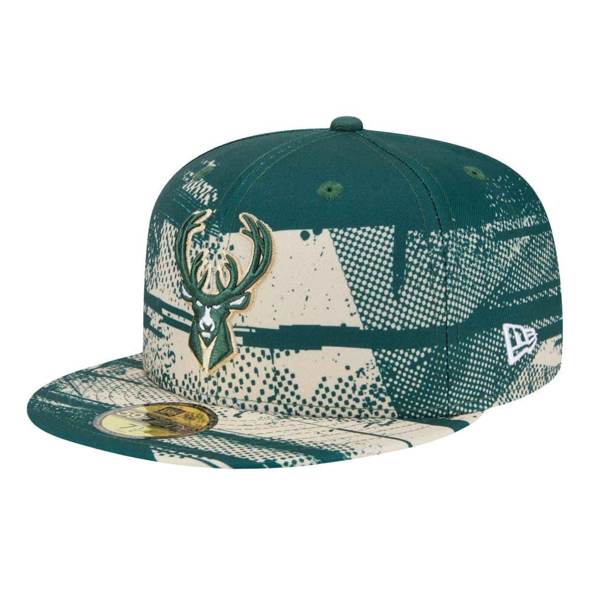 Milwaukee Bucks Tip-Off 59FIFTY Fitted Hat Hunter Green