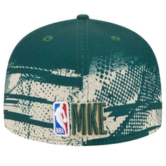 Milwaukee Bucks Tip-Off 59FIFTY Fitted Hat Hunter Green