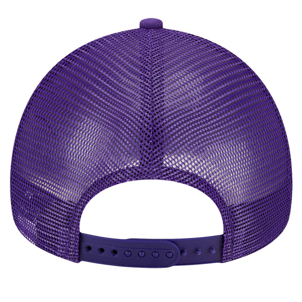 Los Angeles Lakers Tip Off A-Frame Trucker 9FORTY Adjustable Hat Purple/Gold