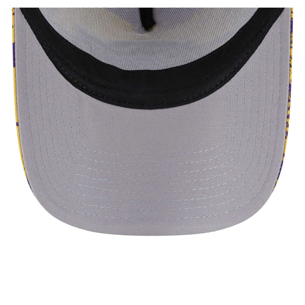 Los Angeles Lakers Tip Off A-Frame Trucker 9FORTY Adjustable Hat Purple/Gold