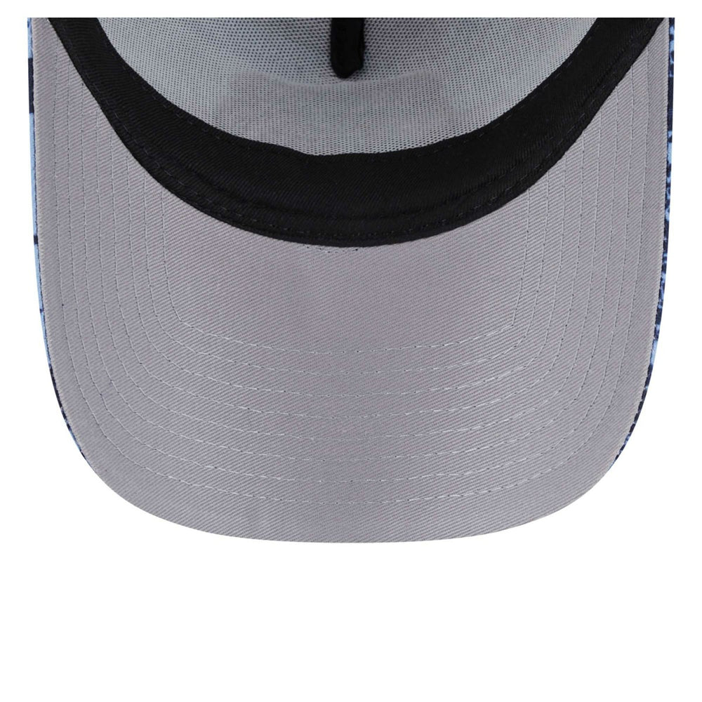 Memphis Grizzlies Tip Off A-Frame Trucker 9FORTY Adjustable Hat Navy/Light Blue