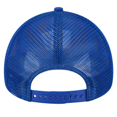 New York Knicks Tip Off A-Frame Trucker 9FORTY Adjustable Hat Blue/Orange