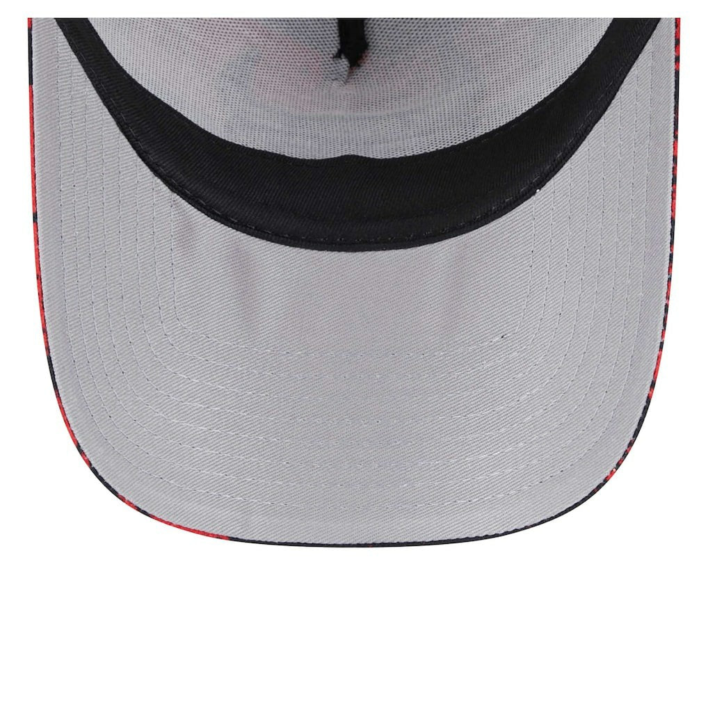 Chicago Bulls Tip Off A-Frame Trucker 9FORTY Adjustable Hat Black/Red