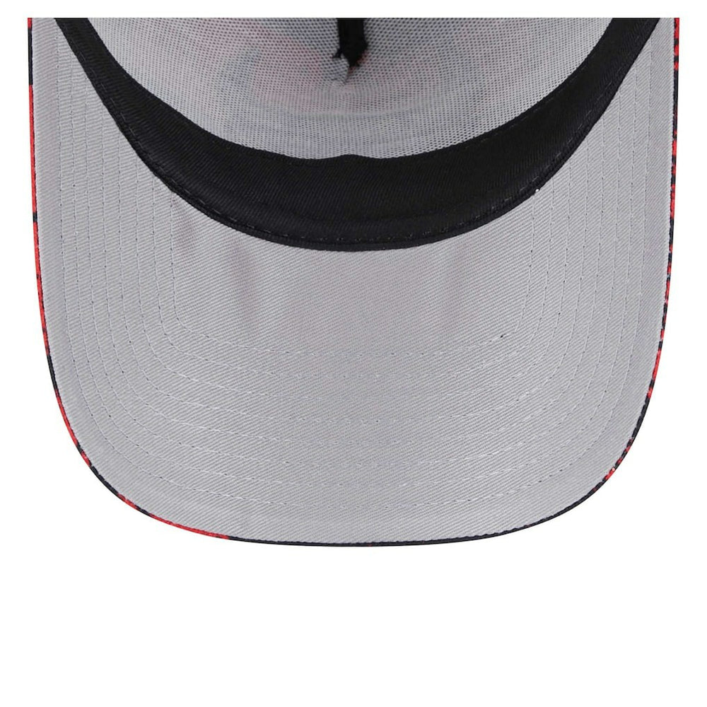 Chicago Bulls Tip Off A-Frame Trucker 9FORTY Adjustable Hat Black/Red