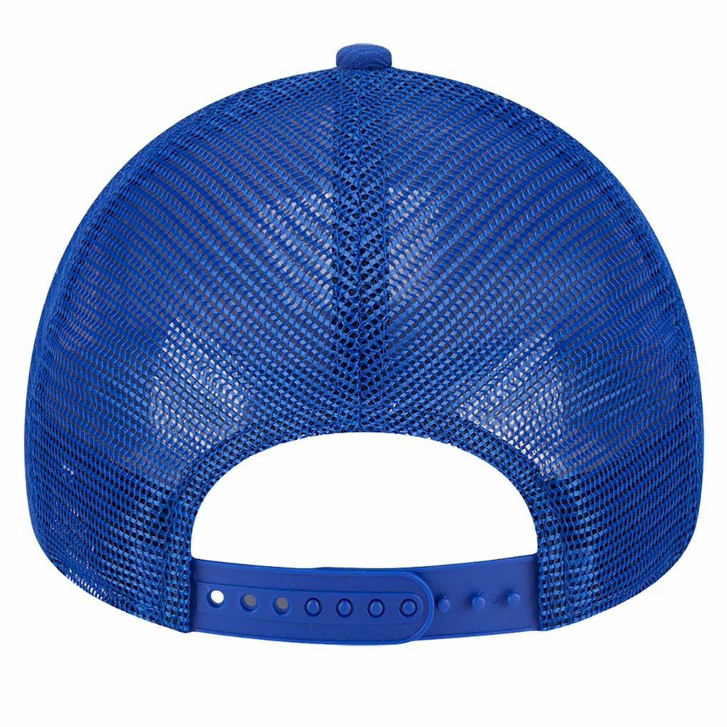 Golden State Warriors Tip Off A-Frame Trucker 9FORTY Adjustable Hat Royal/Gold