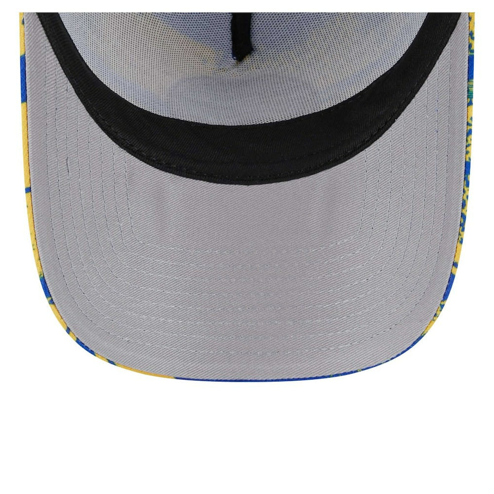 Golden State Warriors Tip Off A-Frame Trucker 9FORTY Adjustable Hat Royal/Gold