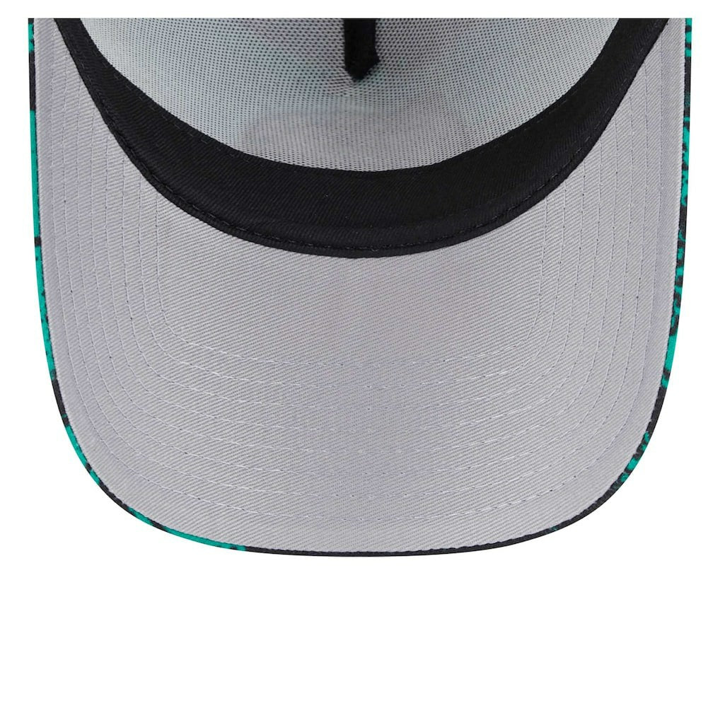 Boston Celtics Tip Off A-Frame Trucker 9FORTY Adjustable Hat Black/Kelly Green